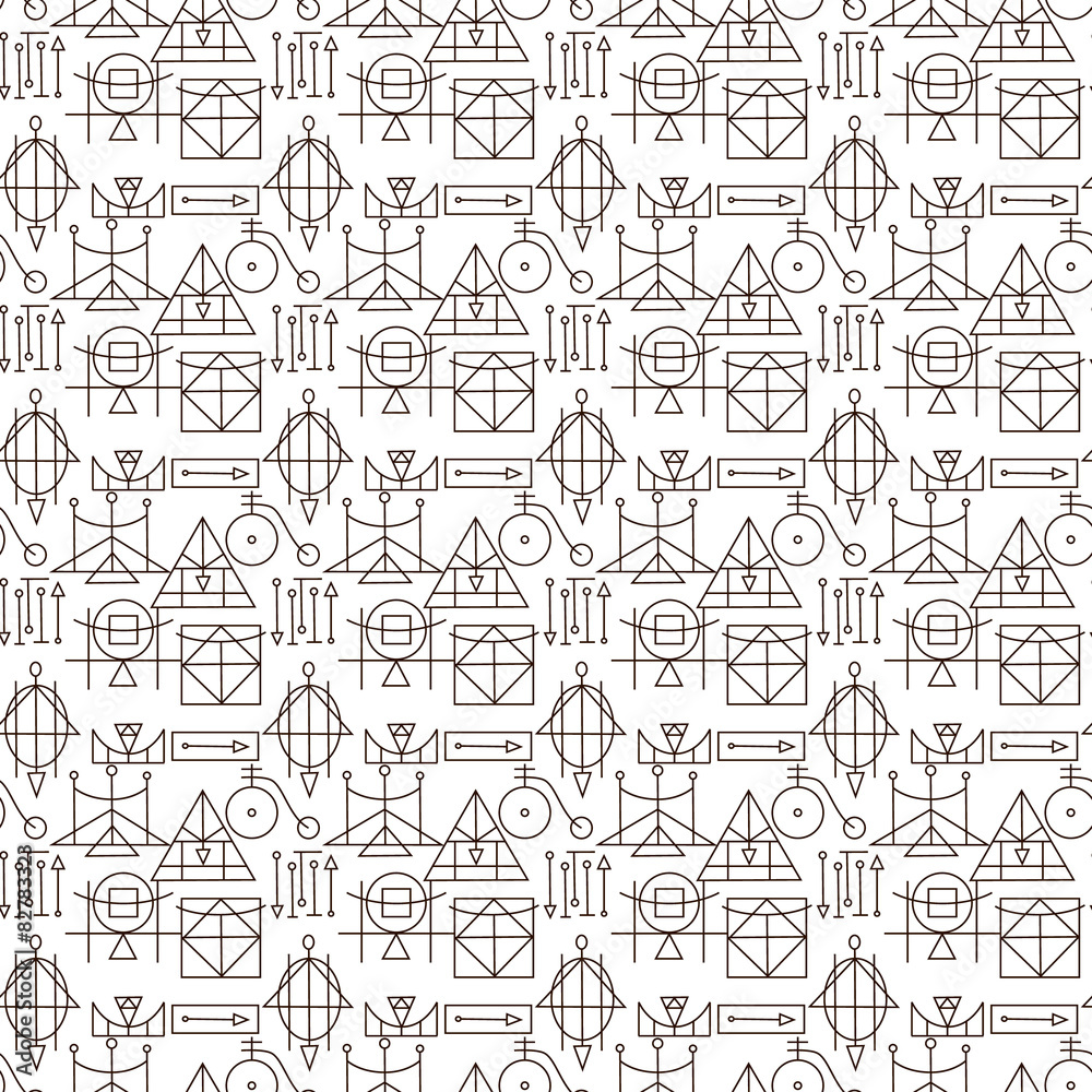 Geometric seamless pattern Geometric seamless pattern