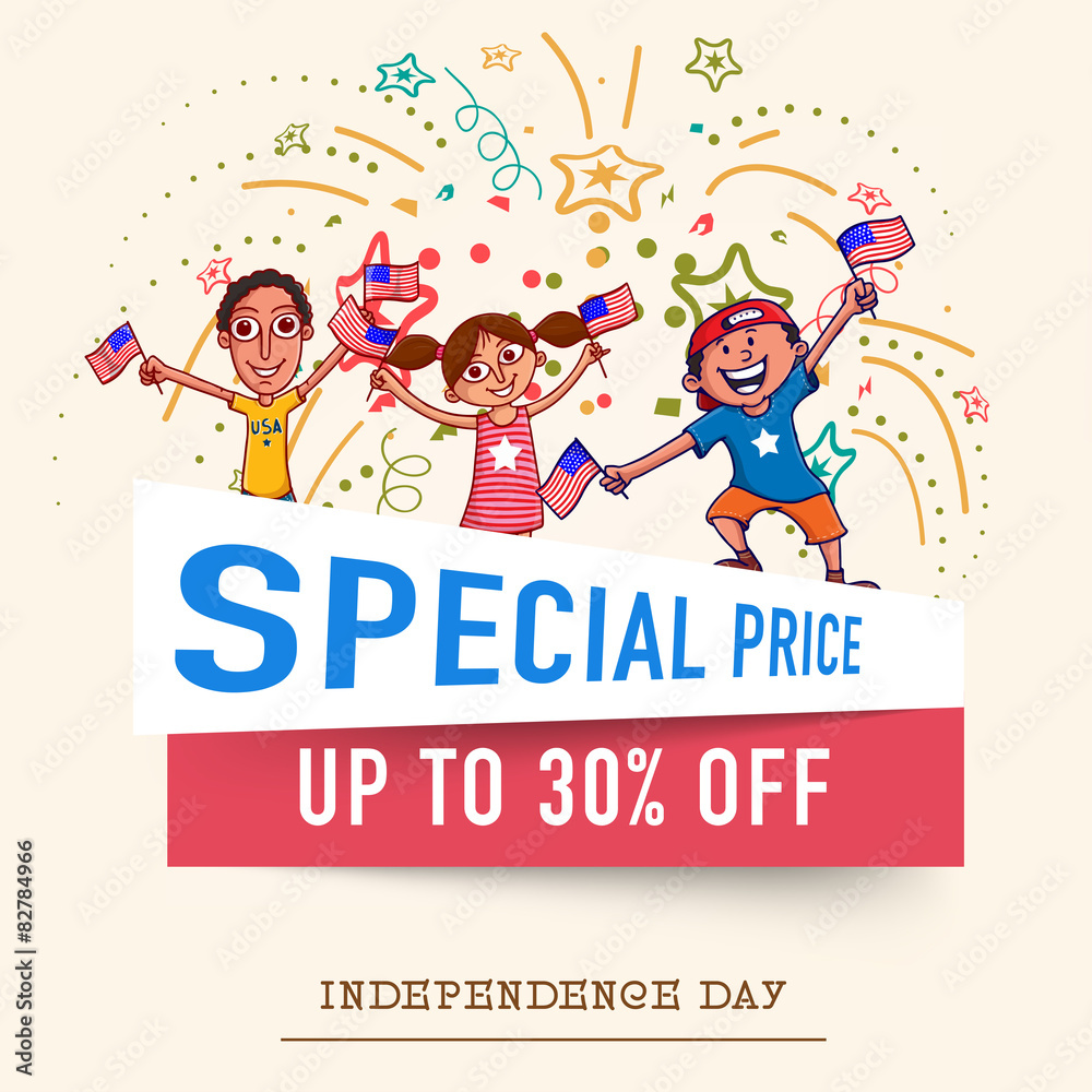 Special Sale for American Independence Day celebration.