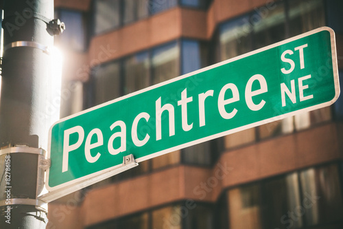 Peachtree Street in Atlanta photo