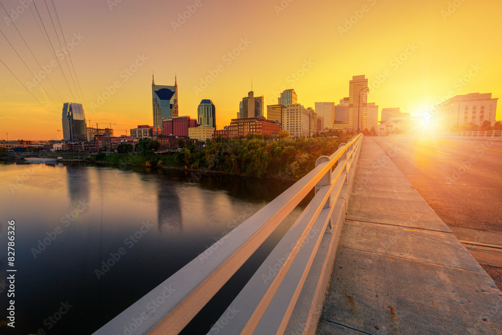 Nashville at Sunset