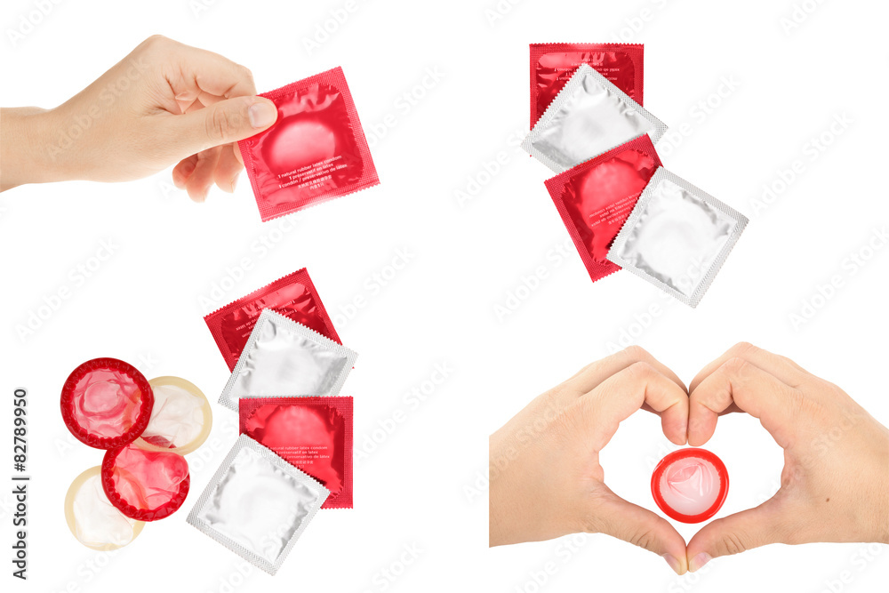 collage condoms