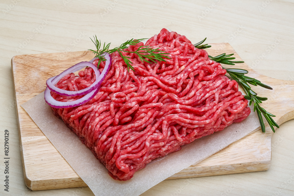 Raw beef minced meat Raw beef minced meat