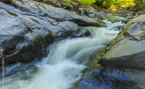 River in Hirkan national park in Lankaran Azerbaijan