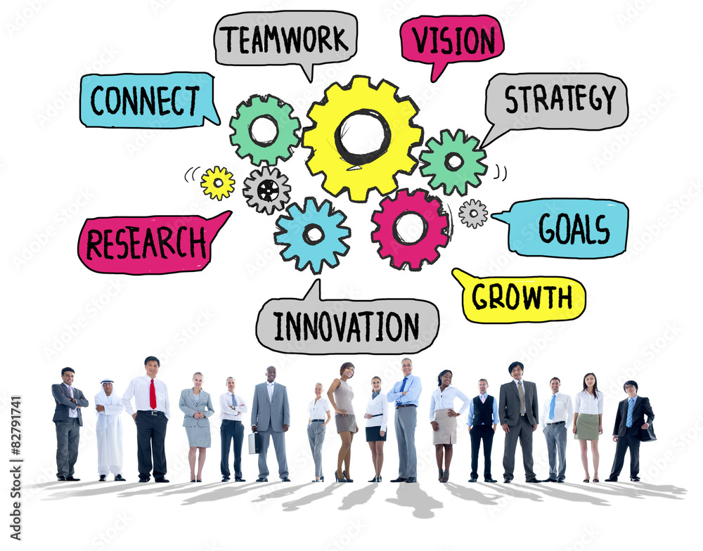 Back Lit Business People Discussion Skyline Concept Back Lit Business People Discussion Skyline Concept