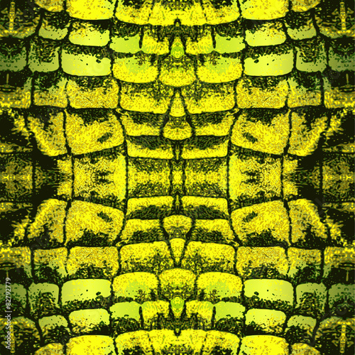 Abstract snake pattern with reptile structure