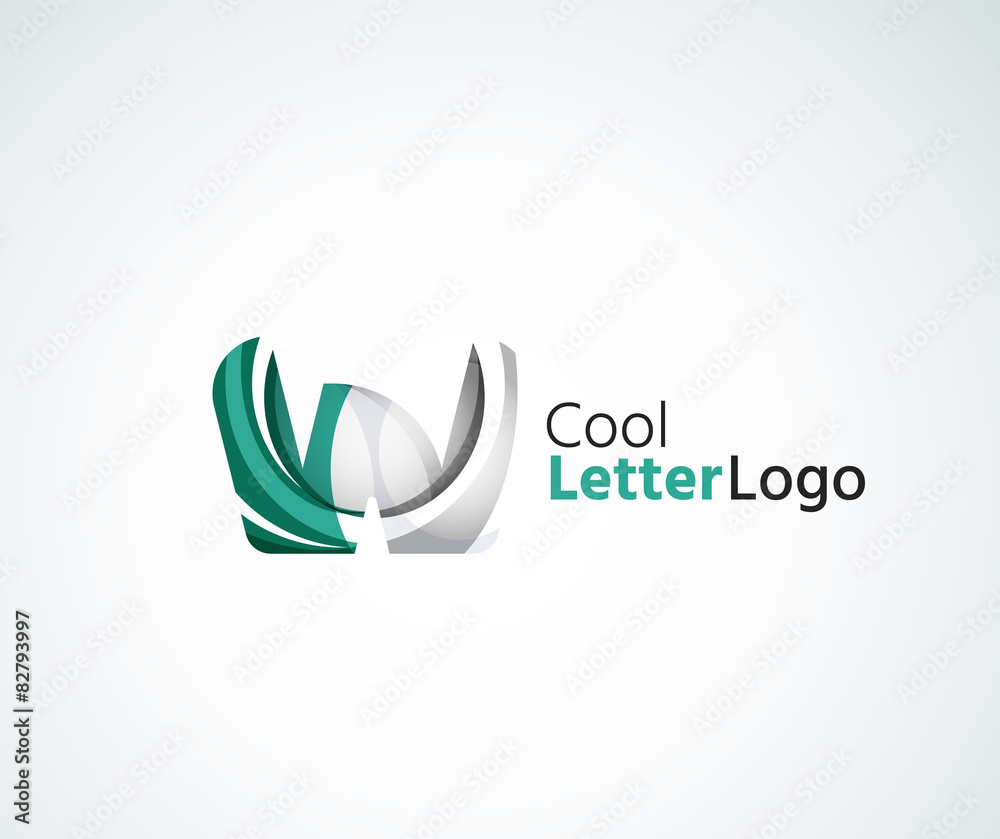 Fototapeta premium Vector letter logo