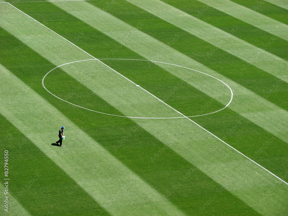 Obraz premium empty football field