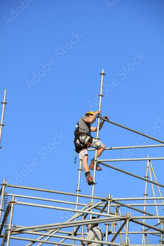 Scaffolding workers