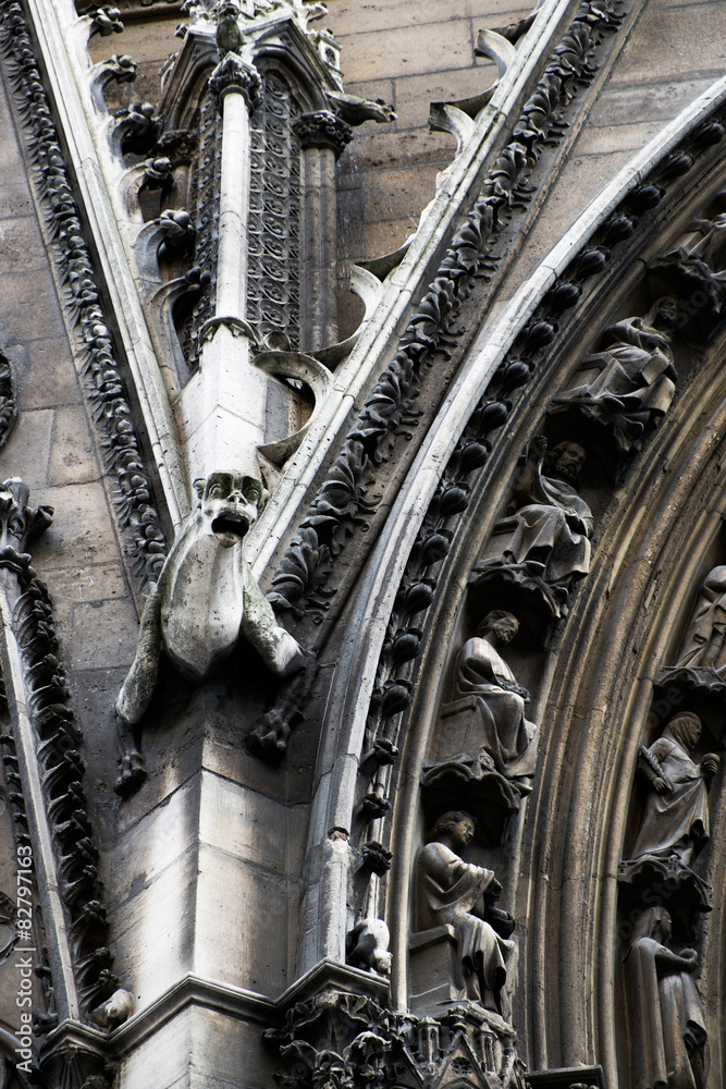 Obraz premium View of Notre Dame in Paris