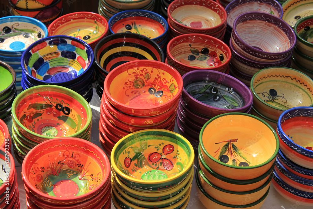 Pottery in the Provence Stock Photo | Adobe Stock