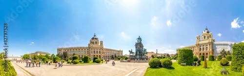 Panel kuchenny z motywem Maria Theresien Platz Panorama, Wien, Österreich, 