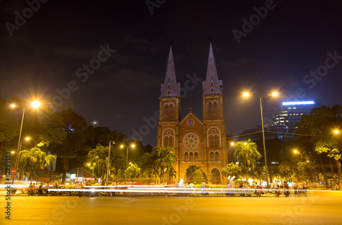Notre Dame cathedral in Ho Chi Minh City, Vietnam. © Korta