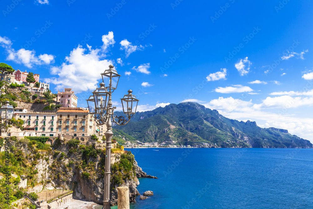 scenic Amalfi coast. Italian holidays