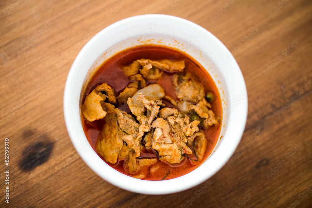 Thai food,Massaman Curry with pork