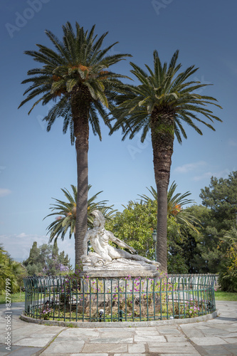 Achillion palace, Corfu island , Greece photo