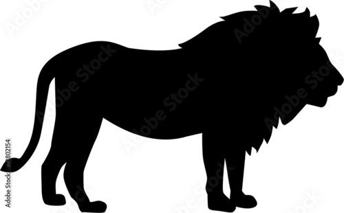 Lion silhouette