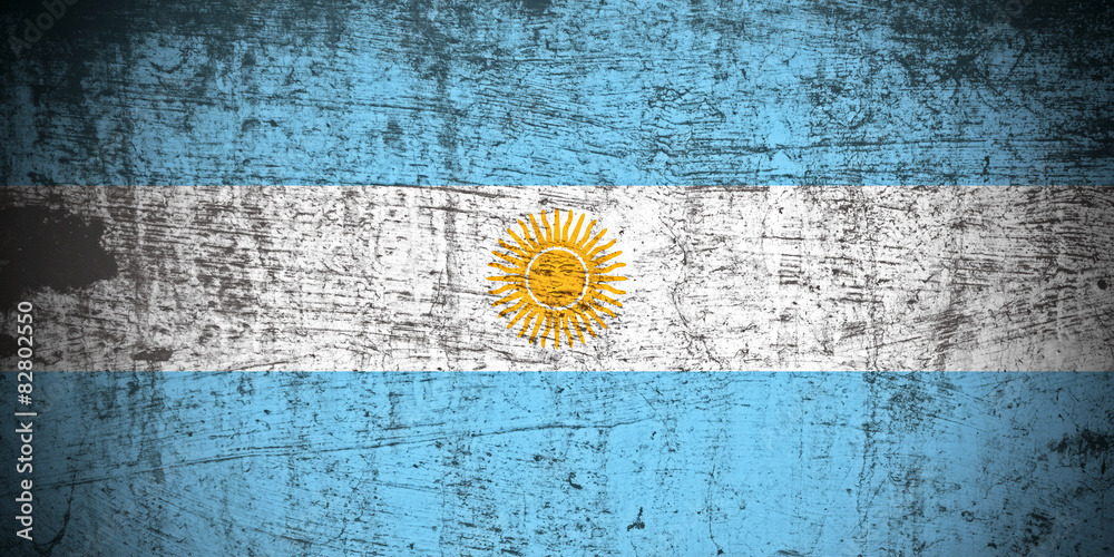 Grunge Argentina Flag
