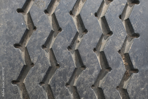background texture of the wheel tread