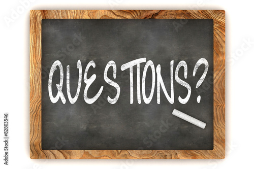 Questions Chalkboard