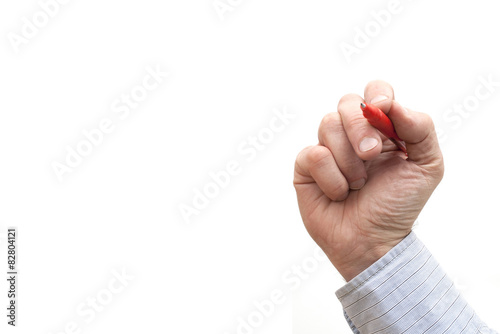 Hand Writing 'In Stock'