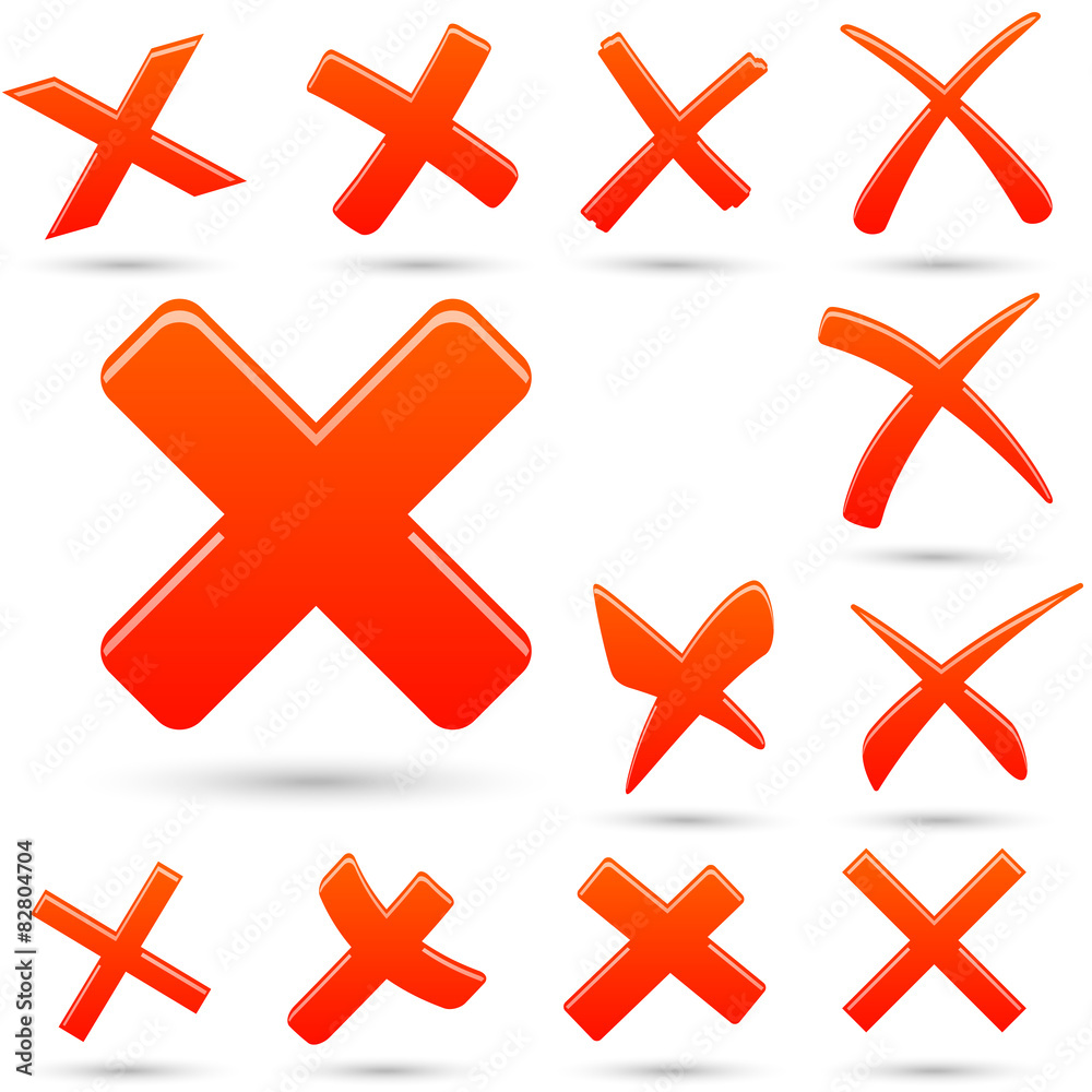 Obraz premium red cross collection