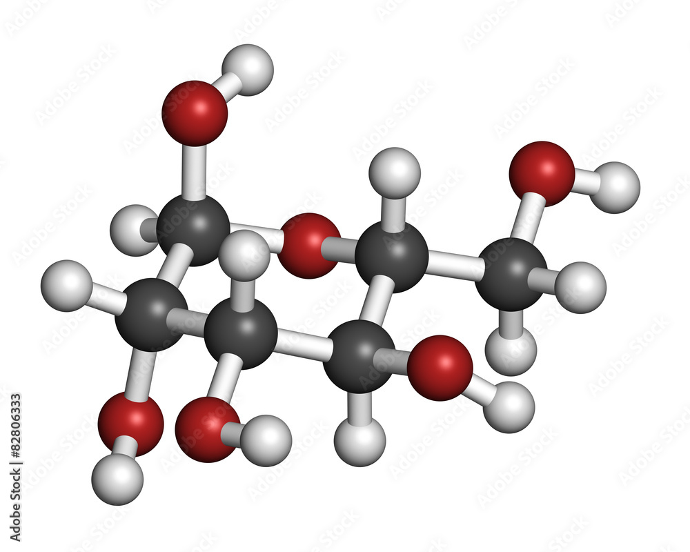 Mannose (D-mannose) sugar molecule. Epimer of glucose. Mannose (D-mannose) sugar molecule. Epimer of glucose.
