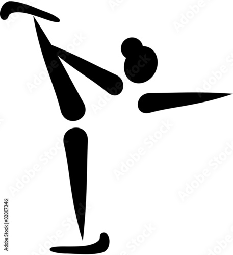 Figure Skating Woman Icon