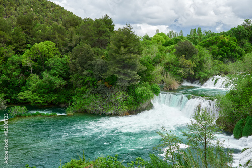 waterfall Krka  Croatia