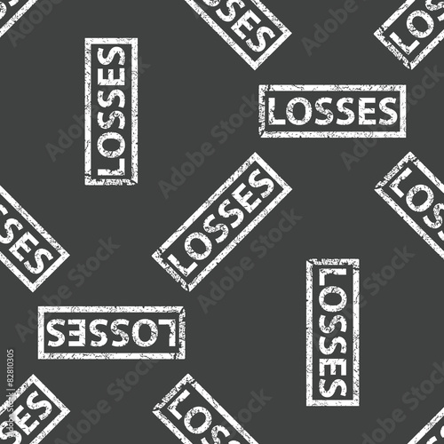 Rubber stamp LOSSES pattern