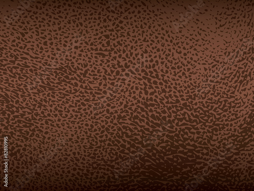 Brown leather, vector texture closeup