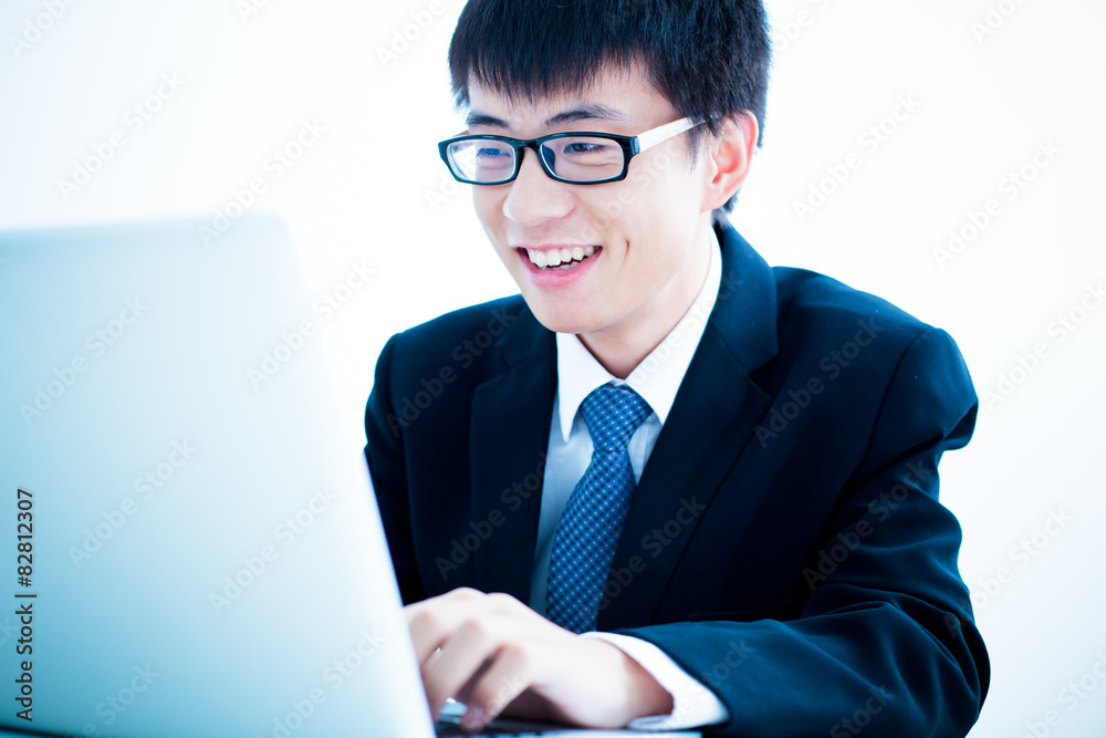 Businessman analyzing investment charts. Accounting Businessman analyzing investment charts. Accounting