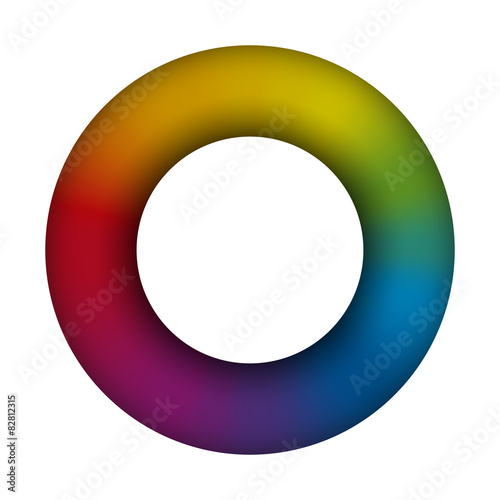 Torus Ring Rainbow Colors