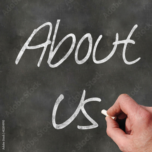 Hand Writing About Us
