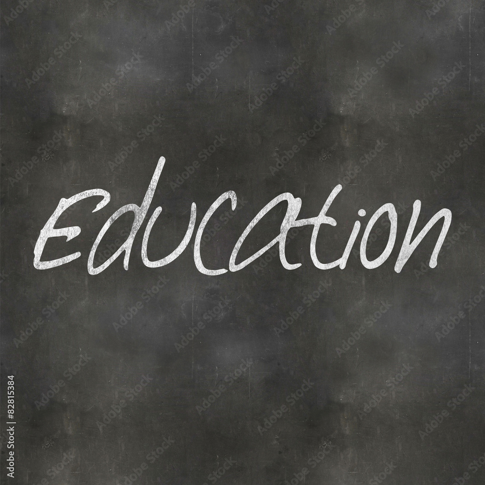 Obraz premium Blackboard Education