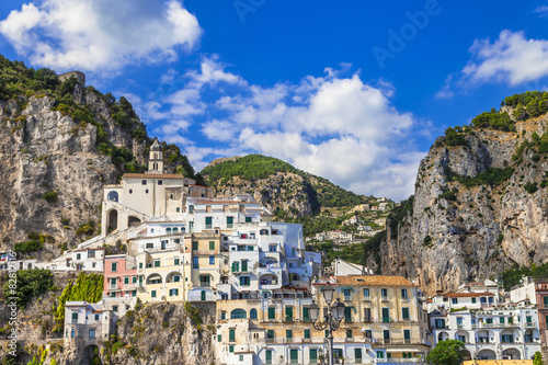 view of beautiful Amalfi. Italy