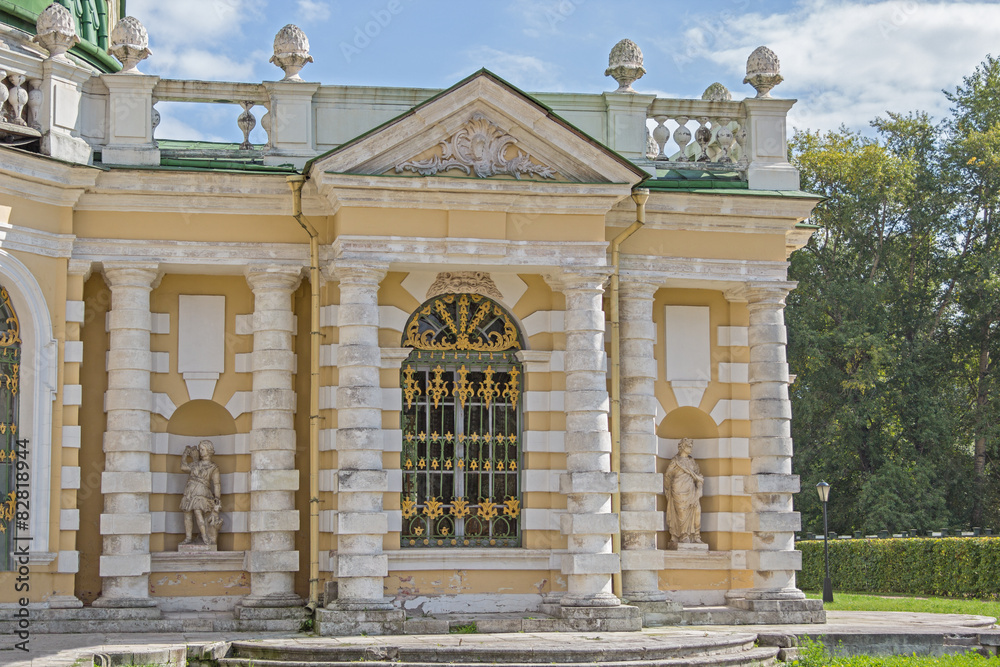 Wing of the pavilion Grotto in Kuskovo estate