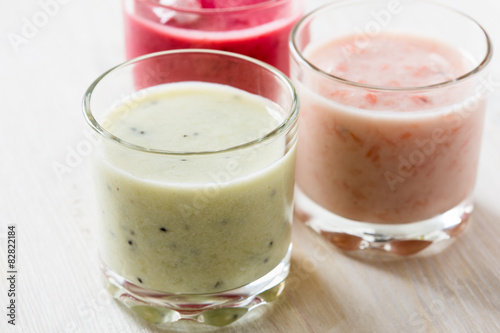 Healthy smoothies collection