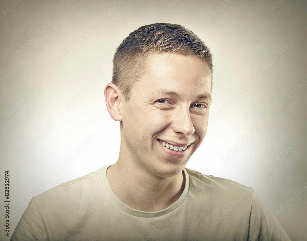 Obraz premium Young Man Smiling