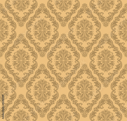 Seamless floral retro Wallpaper for design