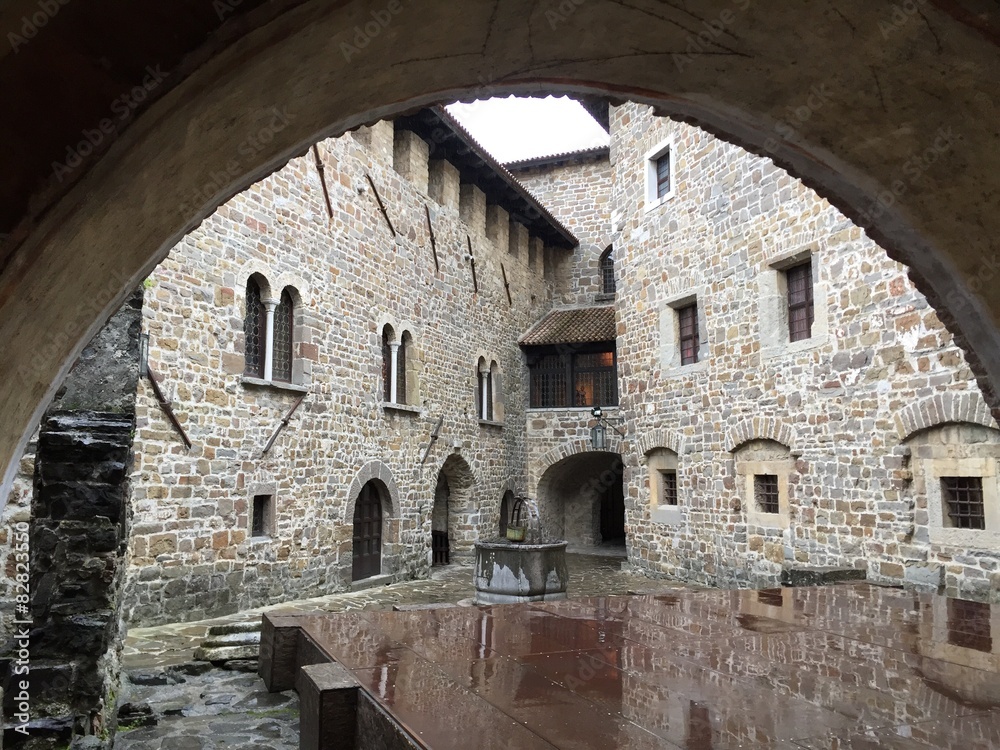La corte del Castello di Gorizia
