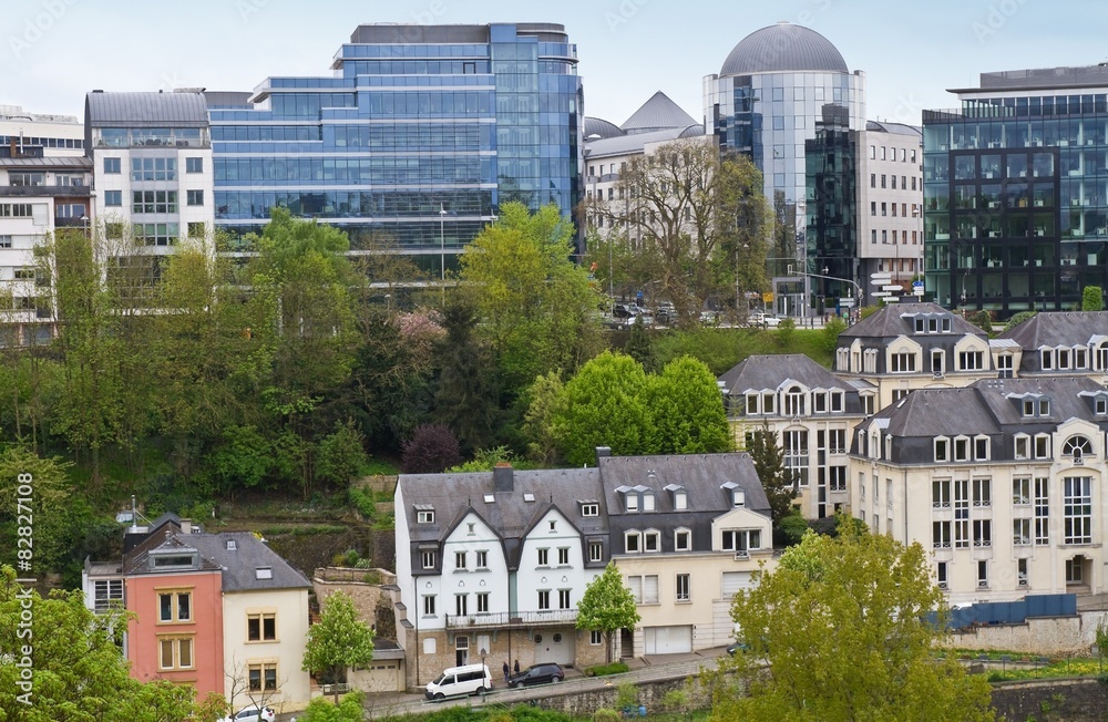 Naklejka premium Luxemburg-Stadt