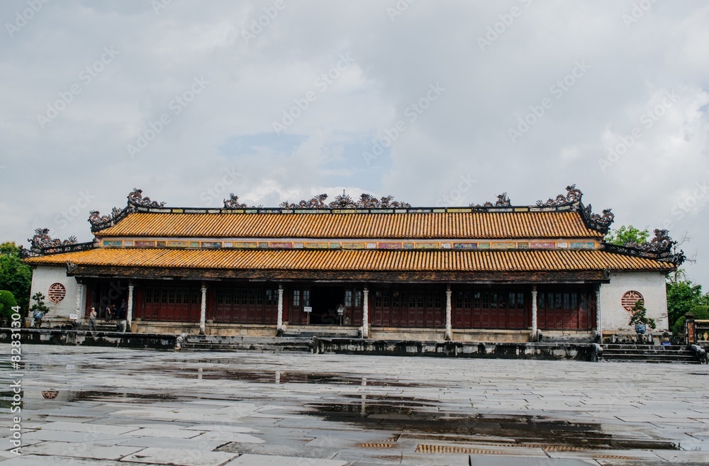 Hue - Forbidden City entrance gate Hue - Forbidden City entrance gate