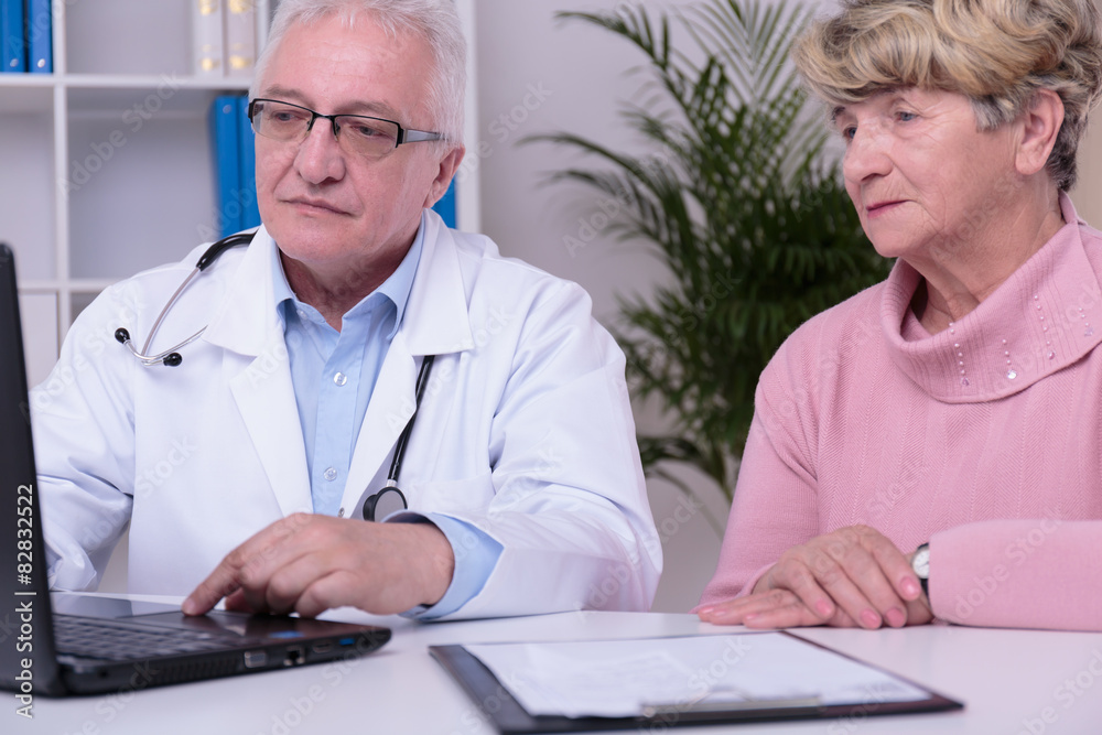 Doctor using laptop Doctor using laptop