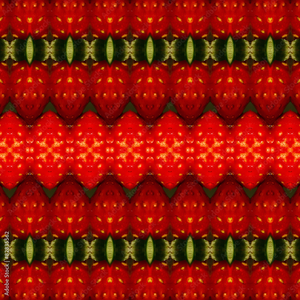 Obraz premium strawberry pattern background