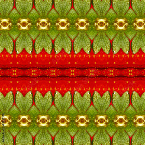 strawberry pattern background
