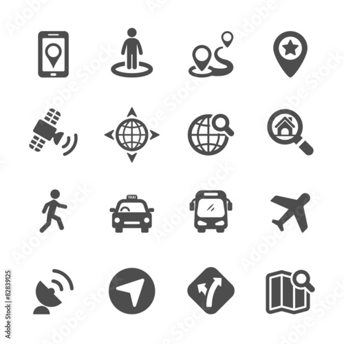 map icon set 3, vector eps10