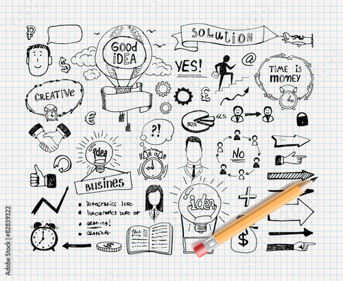 Business idea doodles