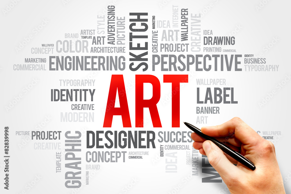 ART word cloud, business concept ART word cloud, business concept