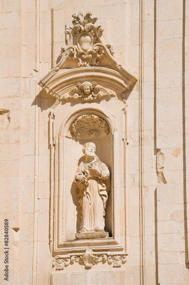 Basilica church of St. Martino. Martina Franca. Puglia. Italy.