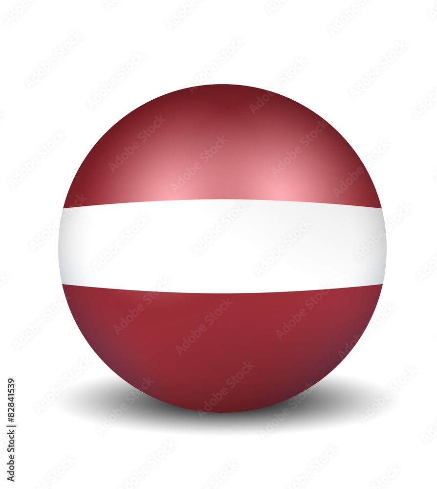 Obraz premium Latvia Flag